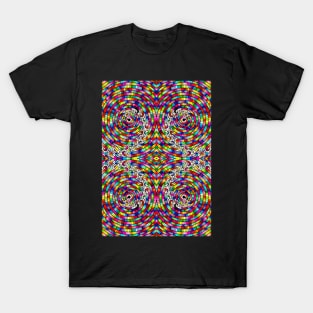 Psychedelic Abstract colourful work 197 T-Shirt